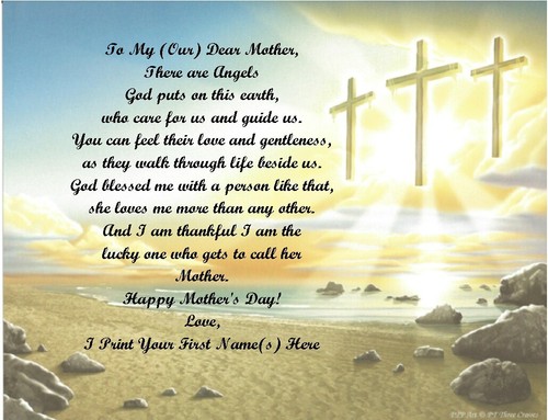 Mother's Day Personalized Gifts~Personalized Poem 4 a Special Mother (25 styles) - Picture 22 of 26