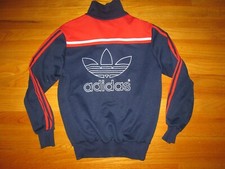 ADIDAS Vtg 1980s NSCAA United Soccer Coaches Warm Up Soccer Track Jacket Med