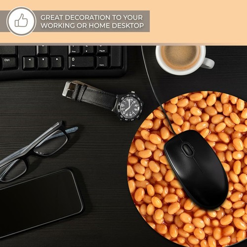 Round Mouse Mat - Baked Beans Food Breakfast Cafe #44208 - Afbeelding 7 van 8