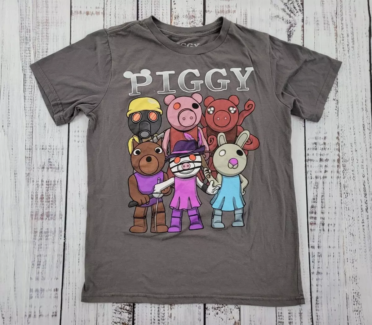 Roblox Piggy Horror Game Shirt Boys' Character Join Us T-Shirt Crewneck (5)  