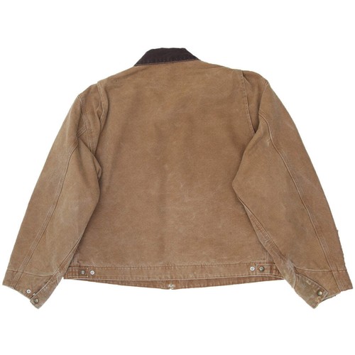Mens Carhartt J97 BRN Blanket Lined Detroit Jacket - Picture 2 of 7