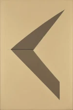 Large Abstract Painting 2x3' Earthtone 5 Geometric Demrin Fine Art Original NEW