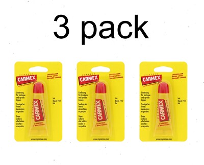 3 x Lip Balm CARMEX TUBE, 10 g