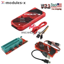 PICkit2 PICkit3 Microchip Original MPLAB PIC In-Circuit Debugger Programmer USA
