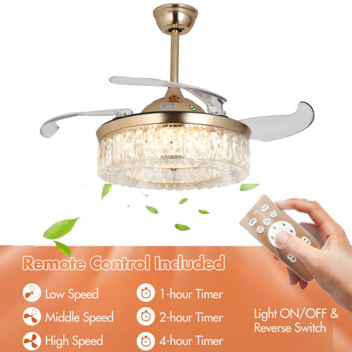 LED Deckenventilator Deckenventilator mit Fernbedienung, verstellbar LED Deckenleuchte Ventilator NEU�� - Bild 17 von 23