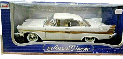 Miniature Anson 1/18 Mercedes E200 Police – Vert Zamak – Collection Rare
