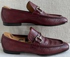 Gucci 147825 Tom Ford Era Burgundy Guccissima Horsebit Loafers Gucci 10 US 10.5 — photo 3