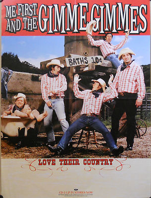 ME FIRST & THE GIMMIE GIMMIES, LOVE THEIR COUNTRY POSTER (L9
