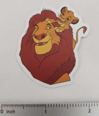 Lion King Mufasa Simba Waterproof Logo Decal Sticker 2''x2''
