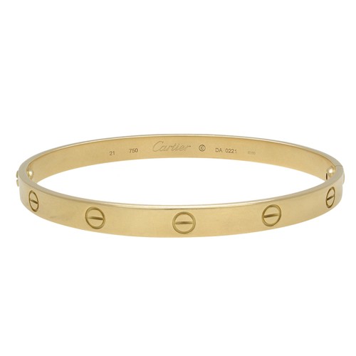 Cartier Love Unisex Bracelet 18k Yellow 