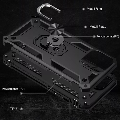 Housse de téléphone portable d'extérieur pour Samsung Apple Huawei étui blindé sac housse de protection étui - Photo 3 sur 12