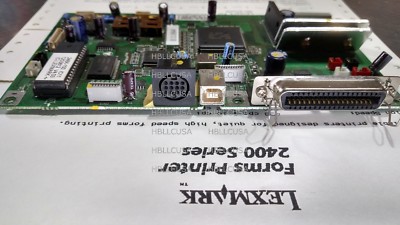 Main logic for Lexmark 2480-100 printer  p/n 12G3802 FBJB0019904 w/ ROM - Tested