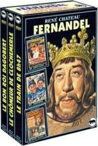 Fernandel - 3 films : le bon roi dagobert + le chômeur de clochemerle + le (DVD)