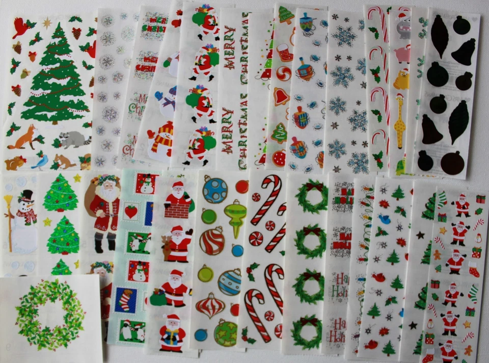 Mrs. Grossman sticker sheet You Choose - Christmas Holiday Winter C