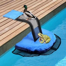 Animal Saving Escape Ramp Swimming Pool Floating Pad Rescue For Frog Bird Turtle
