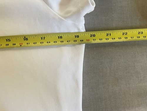 LAND'S END GIRL'S School Short-sleeve White Polo Shirt SZ: 10-12/M 100% cotton - Picture 4 of 5