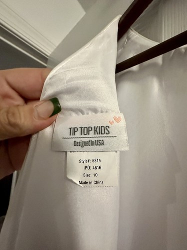 Tip Top Kids Flower Girl/Communion Dress Size 10 - Picture 6 of 10