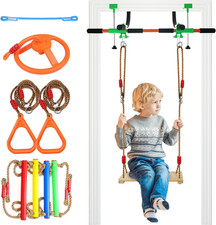 Soporte de columpio de puerta para niños y barra de tracción de puerta para adultos, columpio interior para niños con