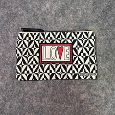 Brighton Zippered Pouch  Love  New Fashionista Tom Clancy Black White