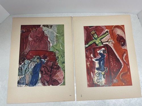 Chagall Peintures 1942-1945 Portfolio Les Editions du Chene Paris 1947 16 Plates - Picture 8 of 15