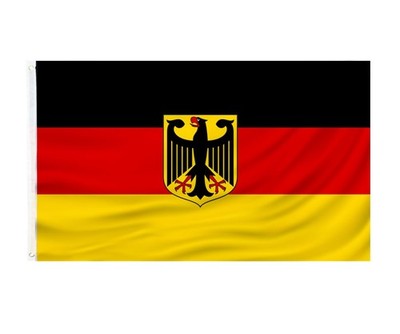 German Ensign Flag 3x5 FT Germany Eagle FLAG Polyester Deutschland GOLD