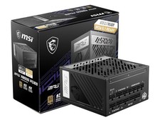 MSI MPG A850G PCIE5, Fully Modular Compact Gaming 850W Power Supply, 80 Gold, N