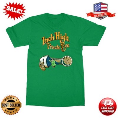 Inch High Private Eye 70's Throwback Retro Vintage Classic Cartoon Unisex Tshirt