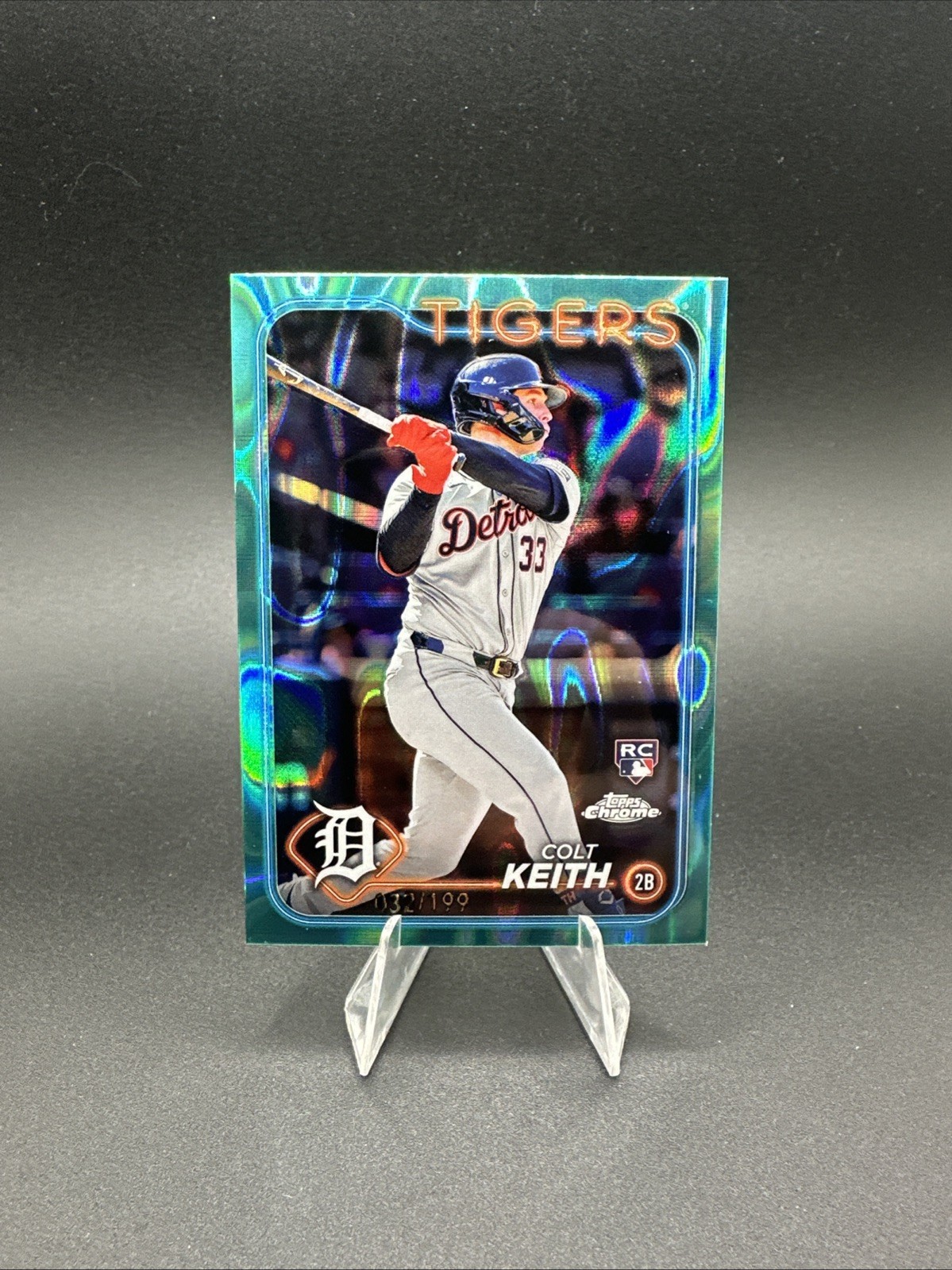 2024 Topps Chrome - Aqua Refractor #2 Colt Keith /199 (RC)