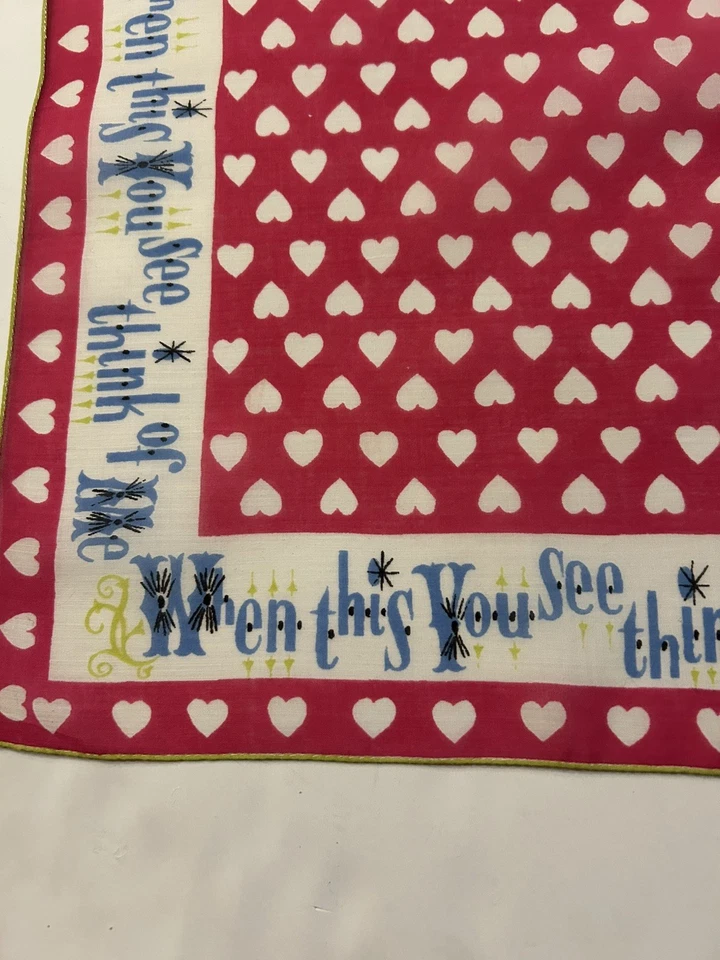 When You See This, Think Of Me” Hankie Unsigned Tammis Keefe - Image 2 of 4