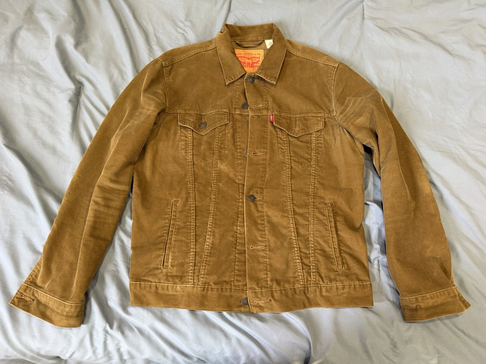 Levi’s Corduroy Jacket Brown Tan Large Denim