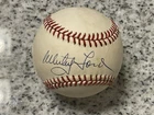 Whitey Ford Single Signed On Al Baseball - New York Yankees HOF
