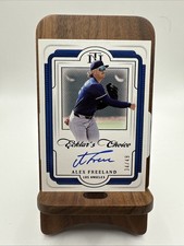 2025 Panini National Treasures Alex Freeland Auto Blue #EC-AFL /49 Dodgers