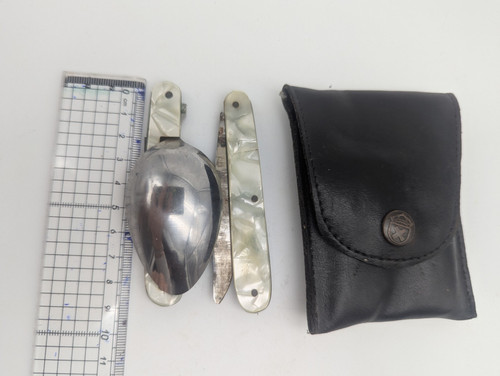 Anlage Messer Und Löffel Taschen-, Aitor ,Perlmutt,Klappbar,Campíng - Bild 12 von 12
