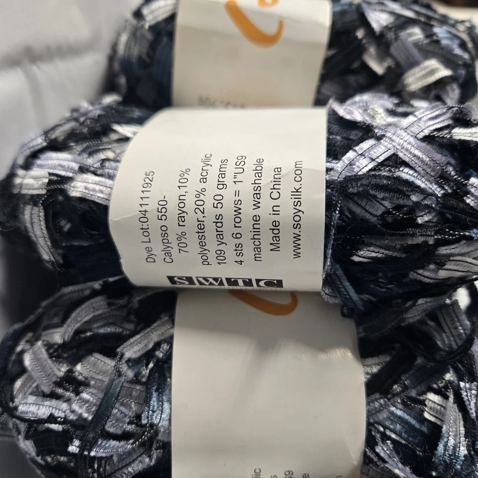 Calypso Yarn Bundle - 10 Ribbon Skeins - Southwest Trading Company(Same Dye Lot) - Image 3 of 3