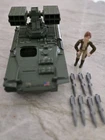 GI Joe 1983 Wolverine With Cover Girl Wolverine Driver Figure.  Vintage Hasbro