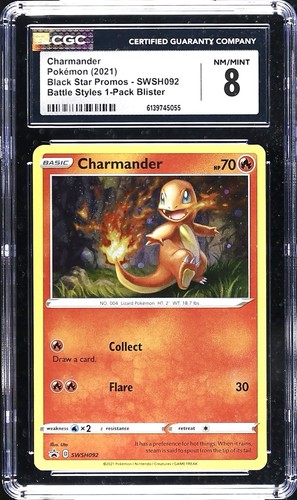 Charmander graded CGC 8 for sale on eBay