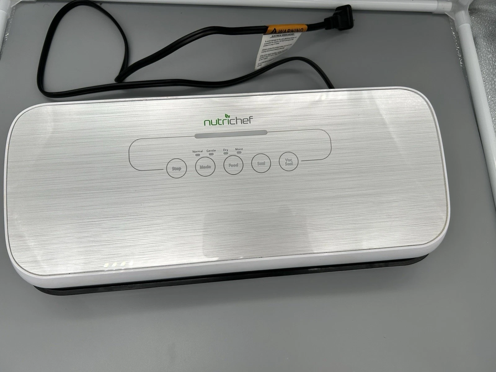 NutriChef PKVS18BK Automatic Vacuum Sealer Silver