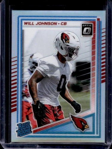 2025 Panini Donruss Optic Will Johnson Rated Rookie Holo Prizm #247 Cardinals