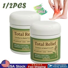 1/2X Total Relief Magnesium Lotion for Comfort,Fast-Absorbing MSM Arnica Cream