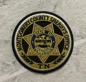 Montgomery County Tennessee Sheriff Police patch