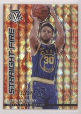 2020-21 Panini Mosaic Straight Fire Stephen Curry #5 0c6