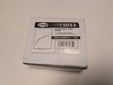 Chrome Plated Brass Shower Arms , 6" Long , EZ-Flow 15053 -- Box of 10