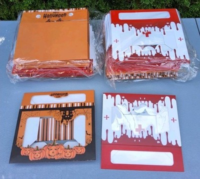 Halloween Cookie cupcake donuts Boxes containers Window bakery Box Pastry 57 Pcs