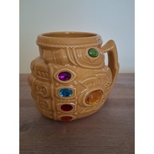 Disney Store Marvel Thanos Infinity Gauntlet Ceramic Coffee Cup Mug Avengers