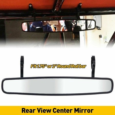 UTV 1.75'' Rear View Center Convex Mirror For Polaris RZR 800 900 XP 1000 Yamaha