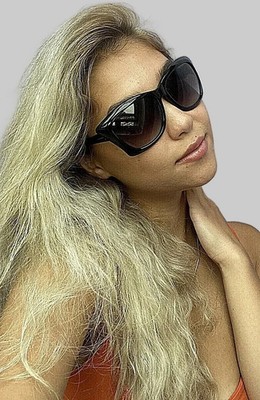 Tom Ford Sunglasses Women's Authentic Black Oversized 59mm  Italy
