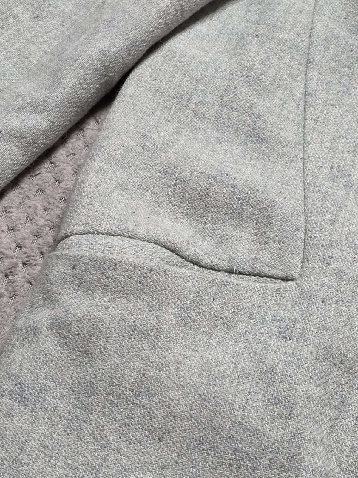 Zara Basic Collarless Popper Jacket Fully Lined G… - image 5