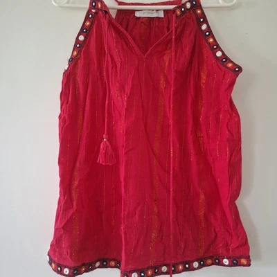 débardeur femme rouge - Photo 1/3