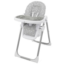 Puggle Yum Yum 6-in-1 Hi Lo Highchair - Grey Scattered Stars
