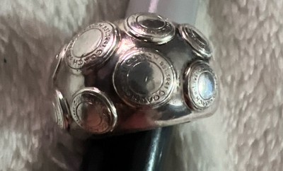 Coach  925 Silver Saddle Ring Size 7.5